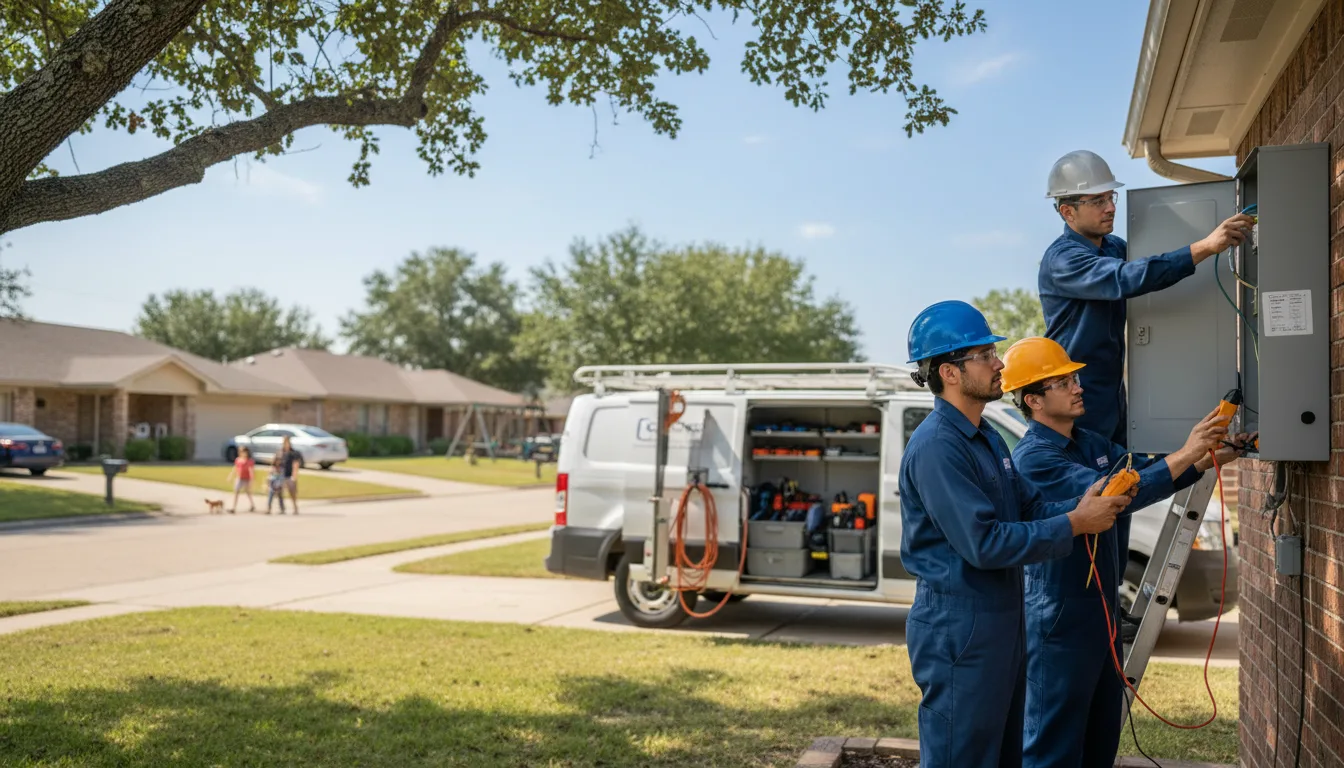 Certified electrician providing emergency electrical services in Wirtz, VA